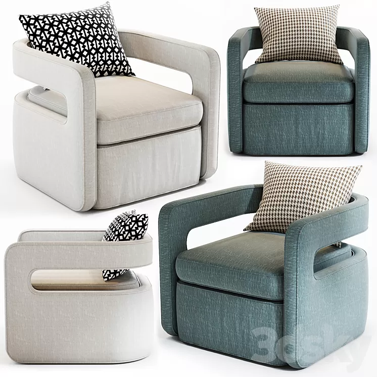 Armchair San Marino 3D Model Armchair San Marino 3D Model