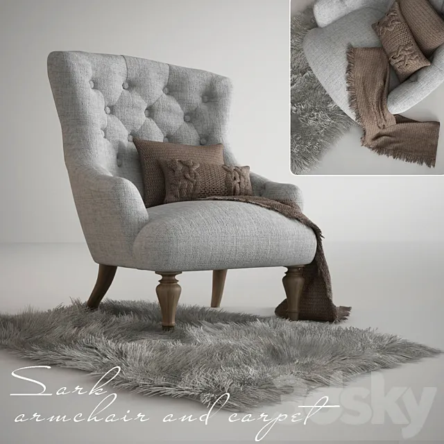 Armchair Sark 3DModel