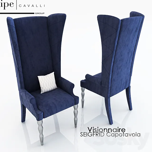 Armchair SEIGFRID 3D Model Armchair SEIGFRID 3D Model