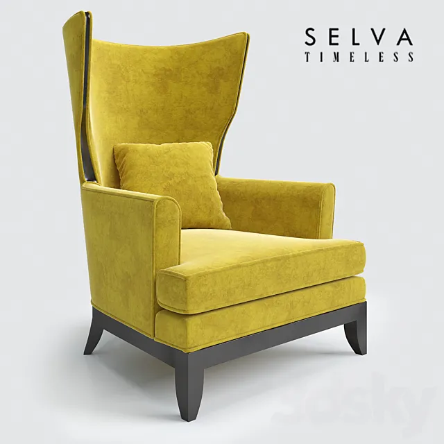 Armchair Selva Vendome 3D Model