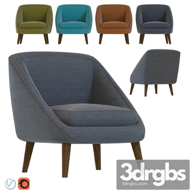 Armchair semeon 3D Model Download