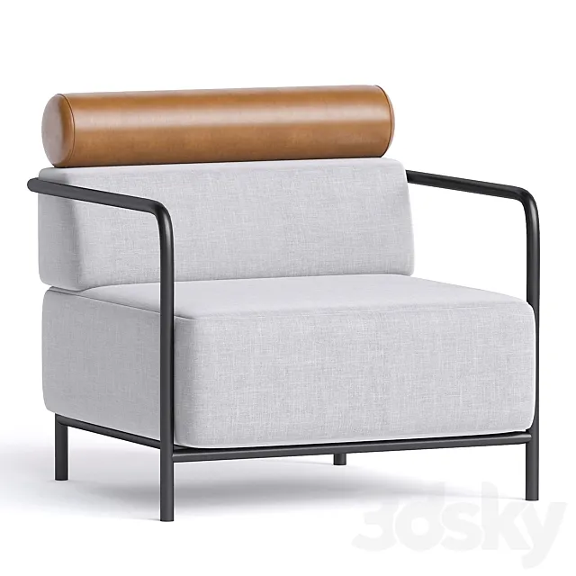 Armchair set 3D Model Armchair set 3D Model