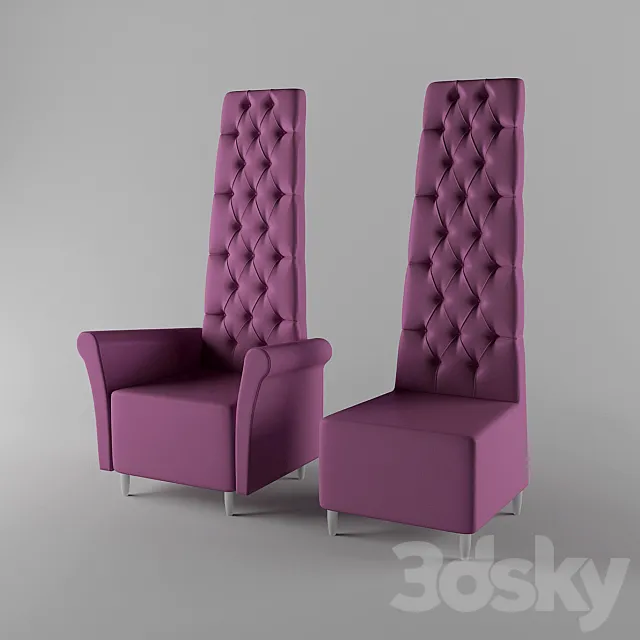 Armchair Sharme 3D Model Armchair Sharme 3D Model