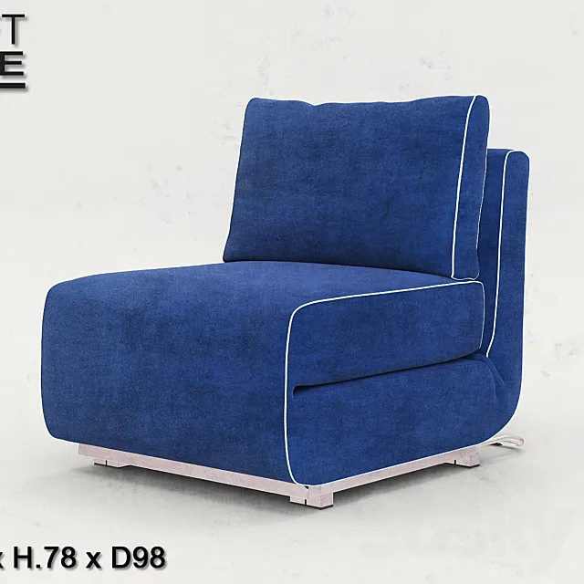 Armchair Softline City single sleep 3DModel Armchair Softline City single sleep 3DModel