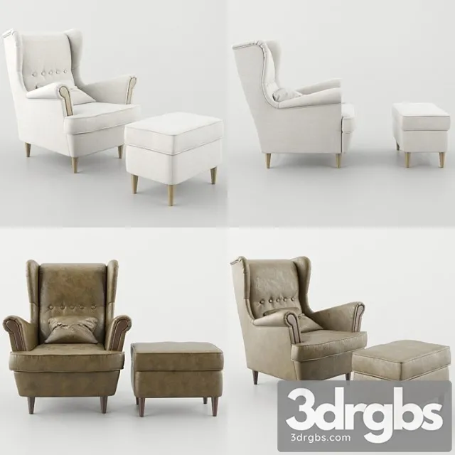 Armchair strandmon 3D Model Download Armchair strandmon 3D Model Download