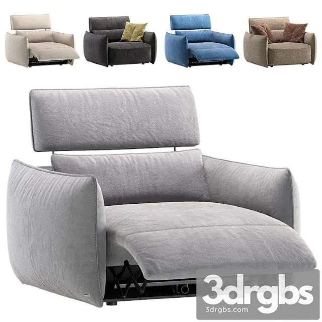 Armchair Stupore C027 By Natuzzi Editions 3D Model Download Armchair Stupore C027 By Natuzzi Editions 3D Model Download