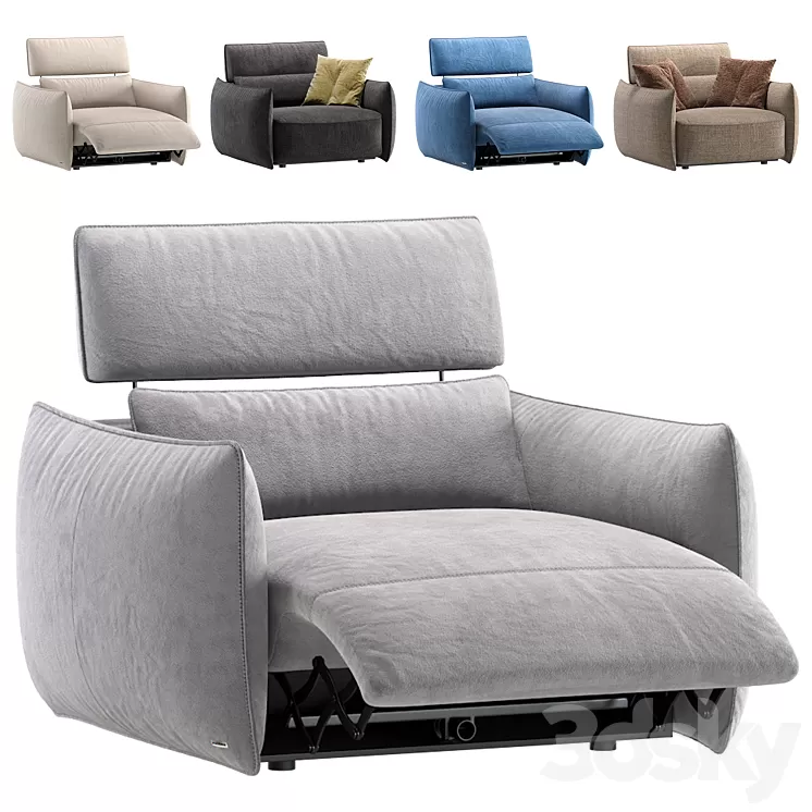 Armchair Stupore C027 By Natuzzi Editions 3D Model Free Download Armchair Stupore C027 By Natuzzi Editions 3D Model Free Download