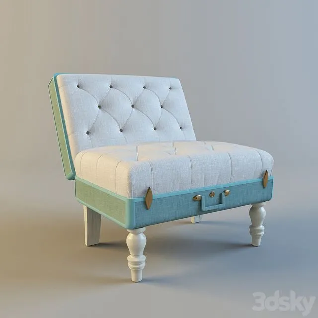 armchair-suitcase from Katie Thompson 3D Model armchair-suitcase from Katie Thompson 3D Model