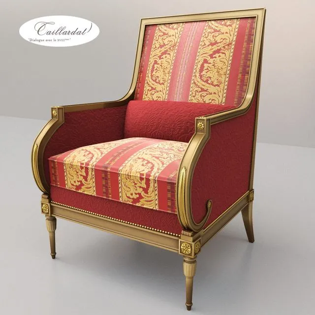 Armchair Taillardat Etienne LXVI 3D Model