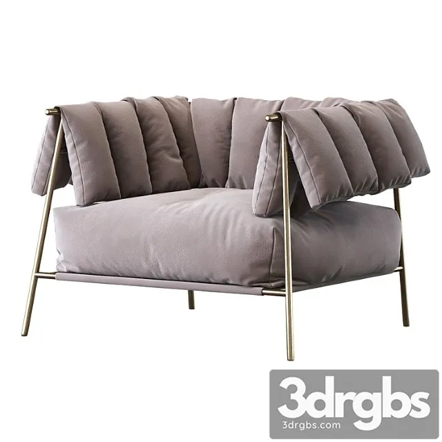 Armchair Tirella By Bonaldo 1 3D Model Download Armchair Tirella By Bonaldo 1 3D Model Download