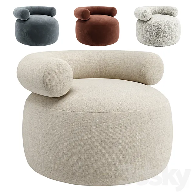 Armchair Tirella OGOGO 3D Model Armchair Tirella OGOGO 3D Model