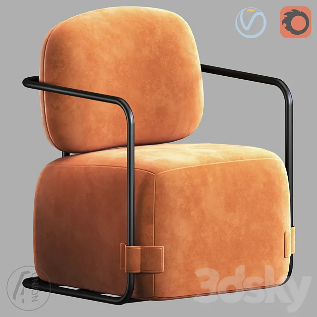 Armchair TONY K0066 4Union.ru 3D Model
