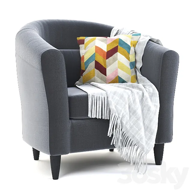 Armchair TULSTA Ikea 3D Model