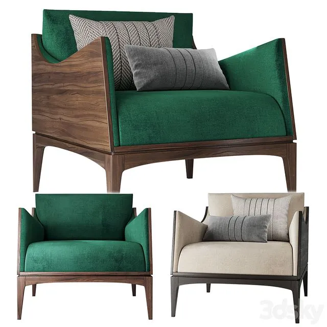 Armchair tynd unika 3D Model Armchair tynd unika 3D Model