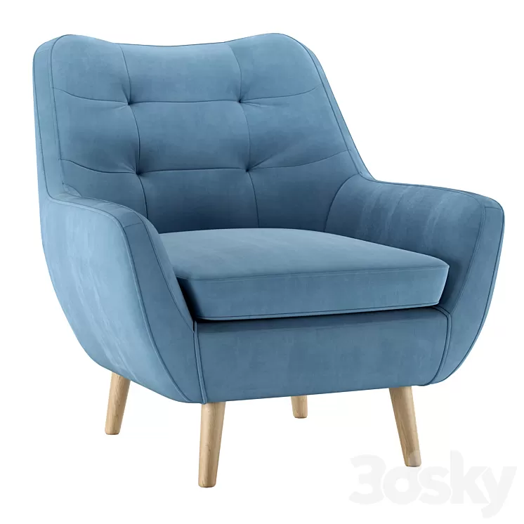 Armchair Vitio 3D Model Armchair Vitio 3D Model