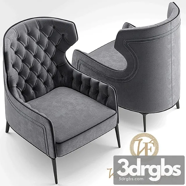 Armchair vittoria frigerio piola bergere 3D Model Download Armchair vittoria frigerio piola bergere 3D Model Download