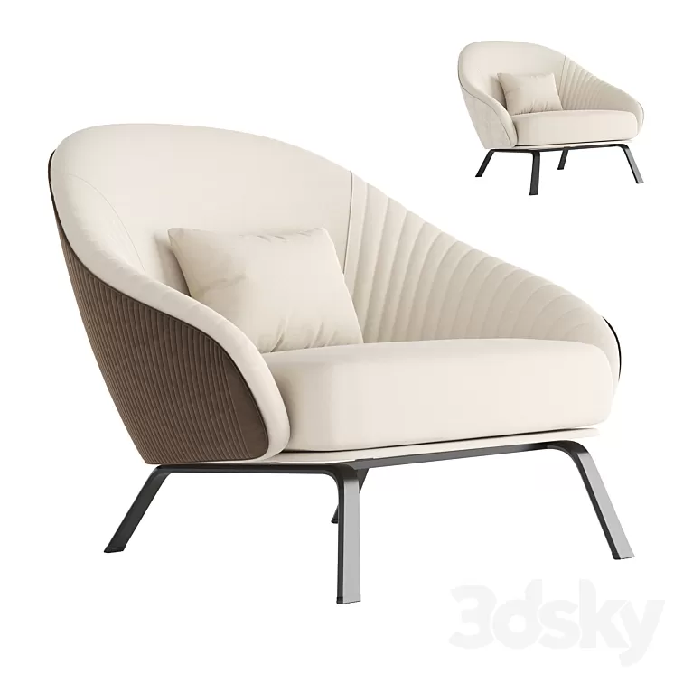 ARMCHAIR WHITNEY 3D Model Free Download