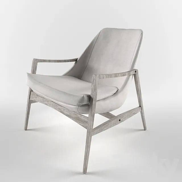 Armchair Wood-Made 3DModel