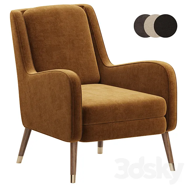 Armchair (Y) La Redoute 3D Model Armchair (Y) La Redoute 3D Model