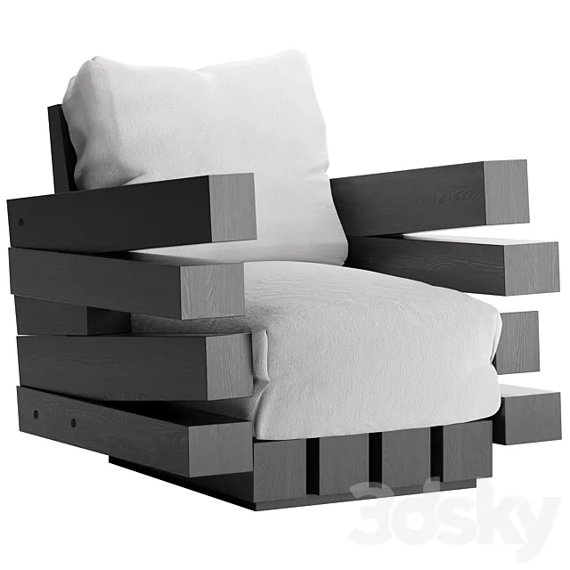 armchair ZOUMEY BY ARNO DECLERCQ 3DModel armchair ZOUMEY BY ARNO DECLERCQ 3DModel