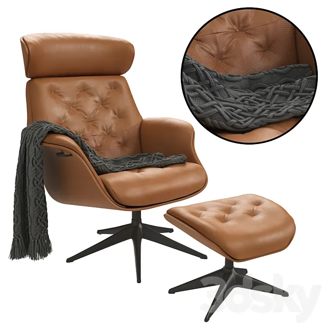 ARMCHAIR_FLEXLUX VOLDEN 3DModel ARMCHAIR_FLEXLUX VOLDEN 3DModel