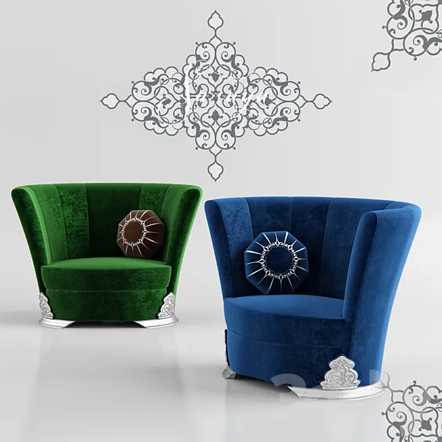 armchair_Saraya 3D Model armchair_Saraya 3D Model
