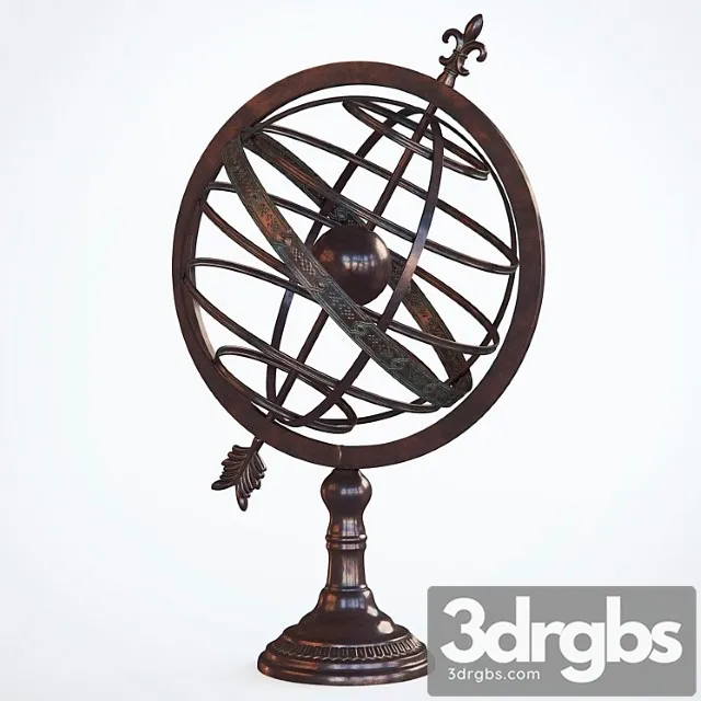 Armillary Sphere Sculpture By Darby Home Co 3D Model Download