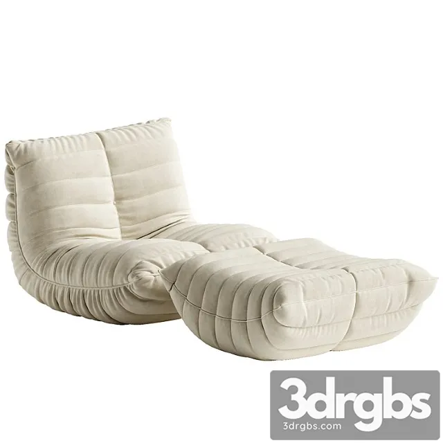 Armless standard bean bag set Armless standard bean bag set