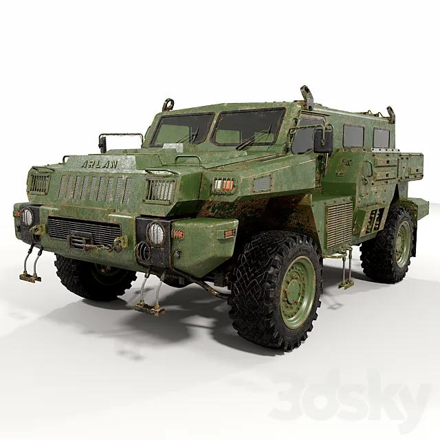 Armored car “Marauder” 3D Model