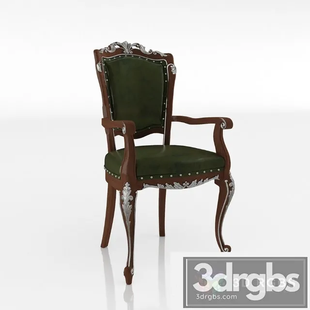 Armrest Modenese Gastone Chair 3D Model Download