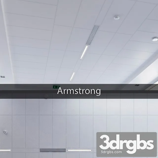 Armstrong ceiling system 3D Model Download