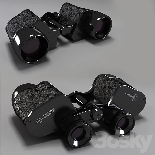 Army binoculars 3DModel Army binoculars 3DModel