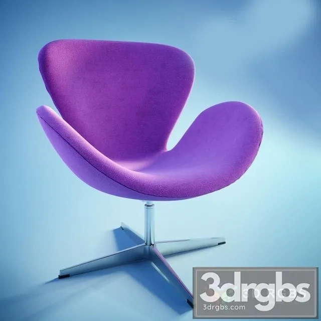 Arne Jacobsen Style Swan Chair 3D Model Download Arne Jacobsen Style Swan Chair 3D Model Download