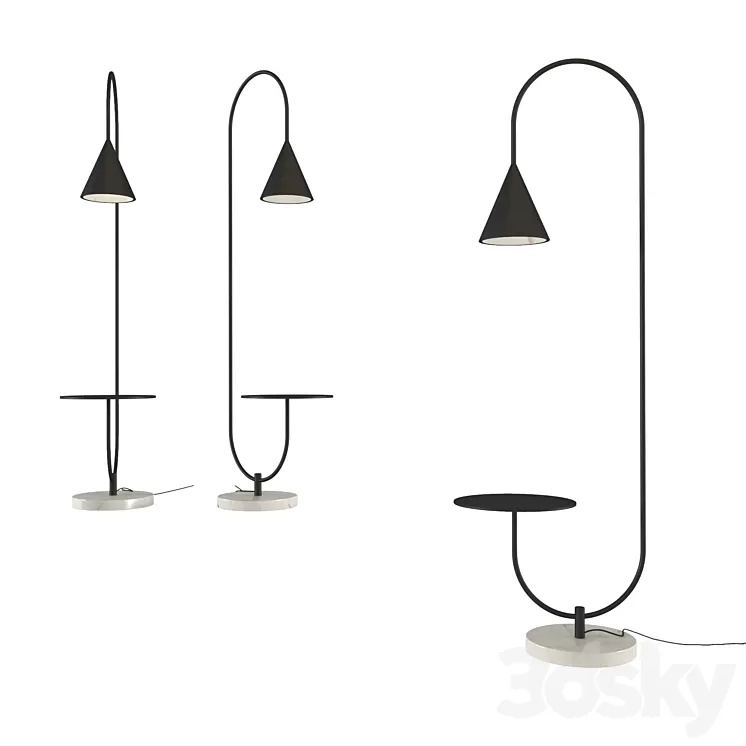 Arnold floor lamp 3D Model Arnold floor lamp 3D Model