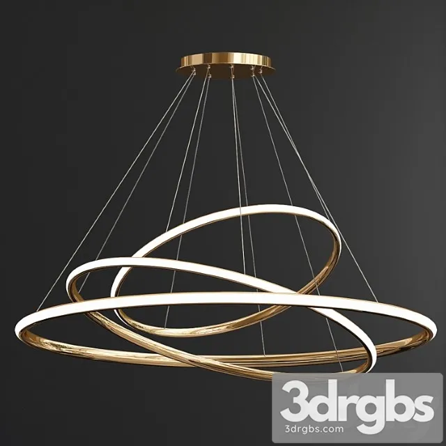 Aro Cluster Ring Chandelier 3D Model Download Aro Cluster Ring Chandelier 3D Model Download