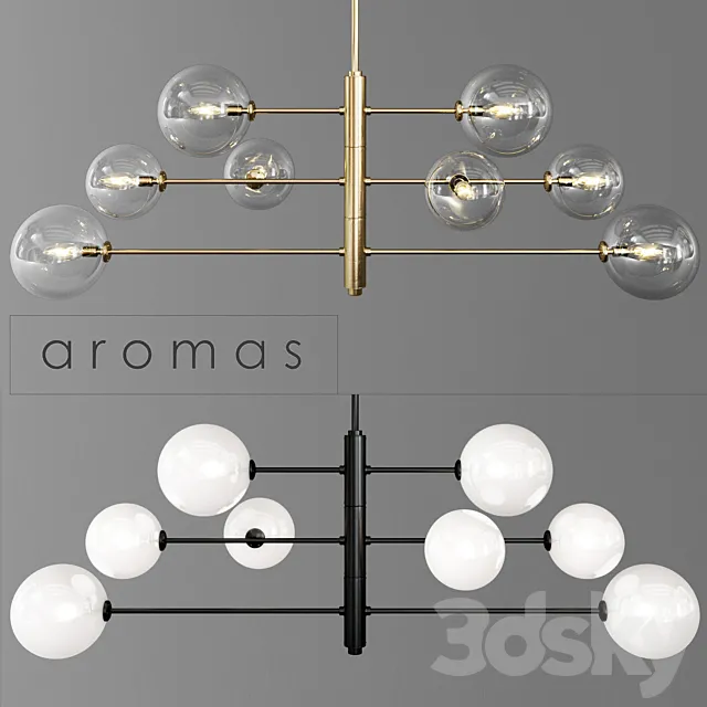 Aromas Atom 8L pendant lamp 3DModel