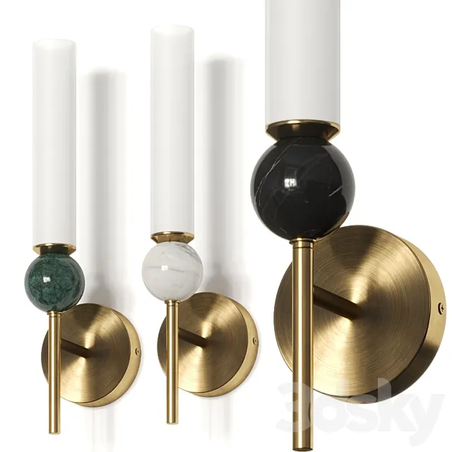 Aromas del Campo Aplique Delie Wall Lamp 3D Model Aromas del Campo Aplique Delie Wall Lamp 3D Model