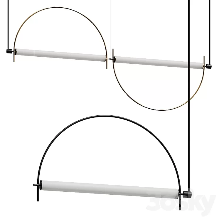 Aromas del Campo Arc Pendant Lamp 3D Model Free Download