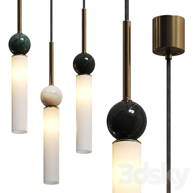 Aromas del Campo Delie Pendant Lamp 3D Model Aromas del Campo Delie Pendant Lamp 3D Model