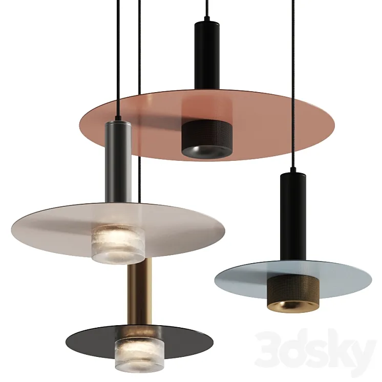 Aromas del Campo Focus Pendant Lamps 3D Model Free Download