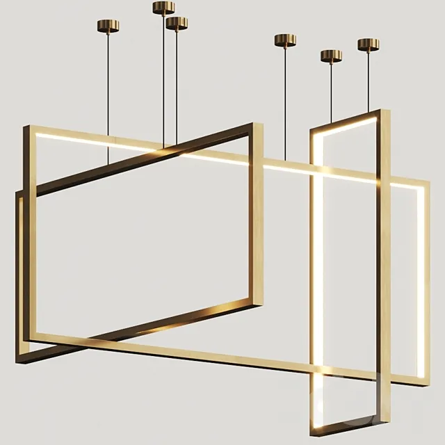 Aromas del Campo Frame Pendant Lamps 3D Model