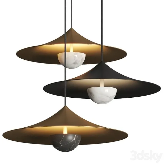 Aromas del Campo Hat Pendant Lamp 3D Model