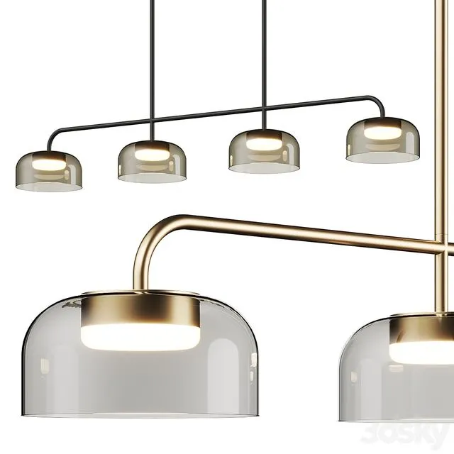 Aromas del Campo Ipon Linear Pendant Lamp 3D Model