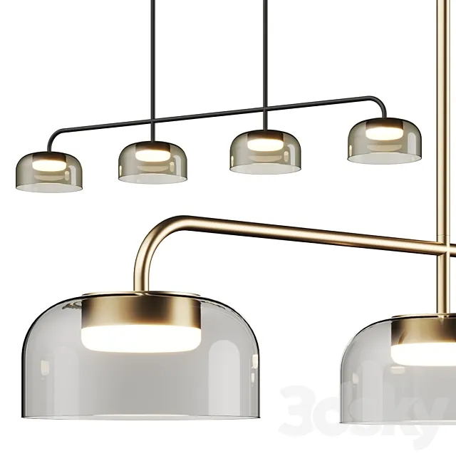 Aromas del Campo Ipon Linear Pendant Lamp 3D Model Aromas del Campo Ipon Linear Pendant Lamp 3D Model