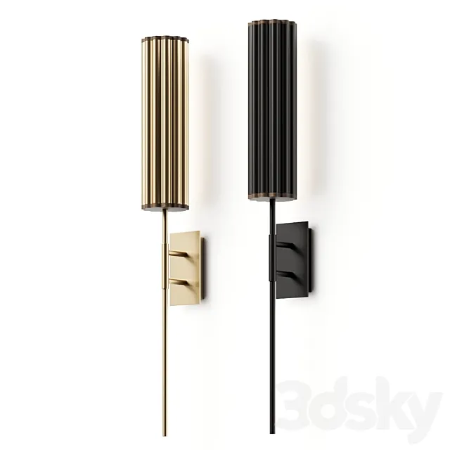 Aromas del Campo Niro Wall Lamp 3D Model Aromas del Campo Niro Wall Lamp 3D Model