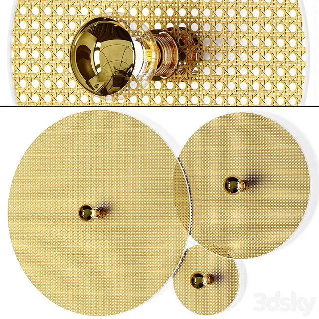 Aromas del Campo Tan Tan Wall Lamps 3D Model Aromas del Campo Tan Tan Wall Lamps 3D Model