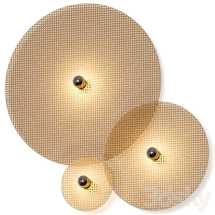 Aromas del Campo Tan Tan Wall Lamps 3D Model Free Download