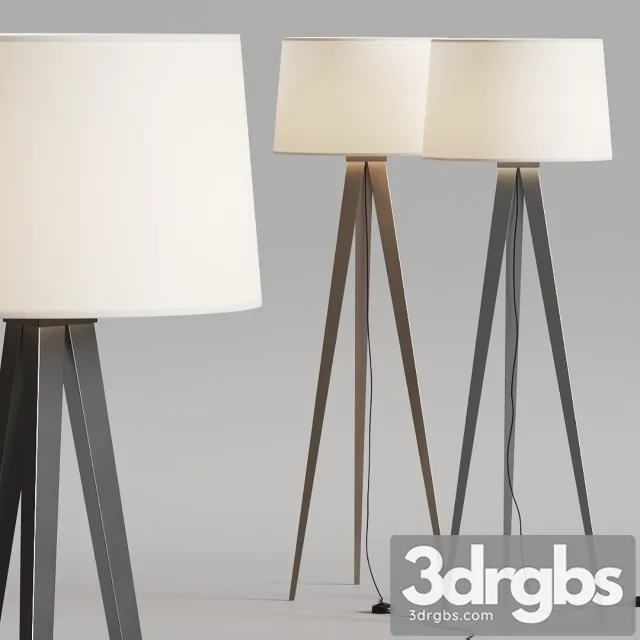 Aromas Del Campo Tripod Floor Lamps 3D Model Download
