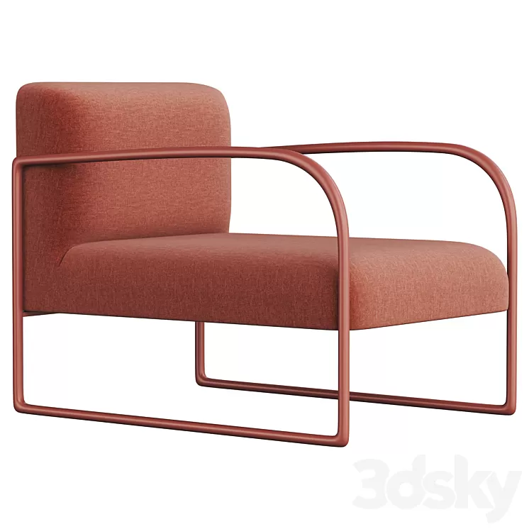 Arper Arcos Armchair 3D Model Free Download