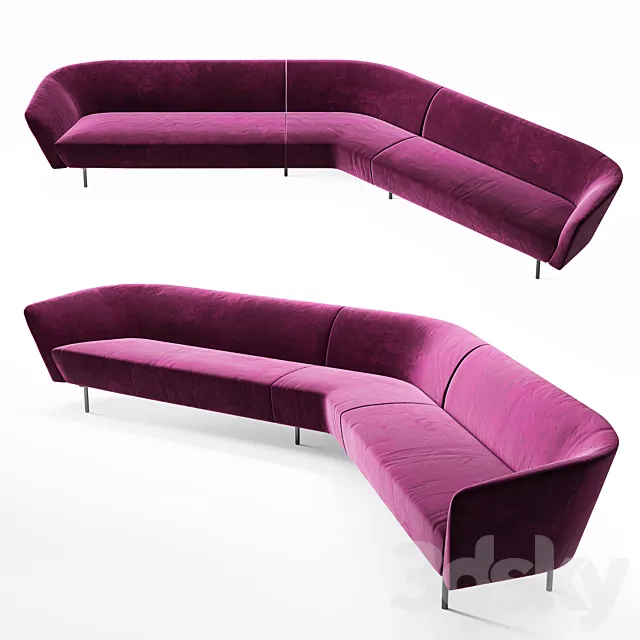 Arper loop sofa 3D Model
